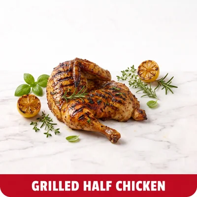 Half Flame-Grilled Peri Peri Chicken at Cheam Peri Peri